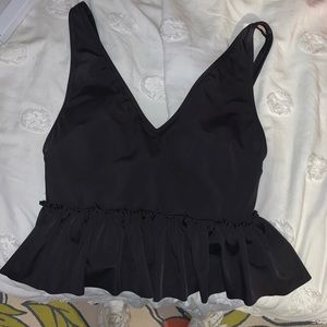 Kortni Jean black bathing suit top